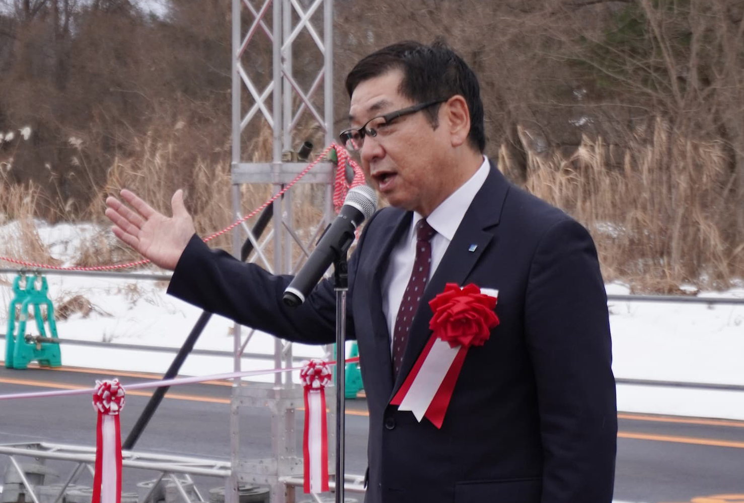 主催者代表の挨拶 サクサ(株) 代表取締役社長　齋藤 政利