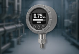 OLED display application for circular measurement devices