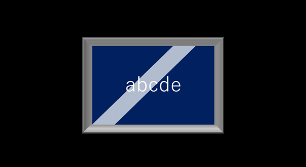 Display image of non-direct lamination
