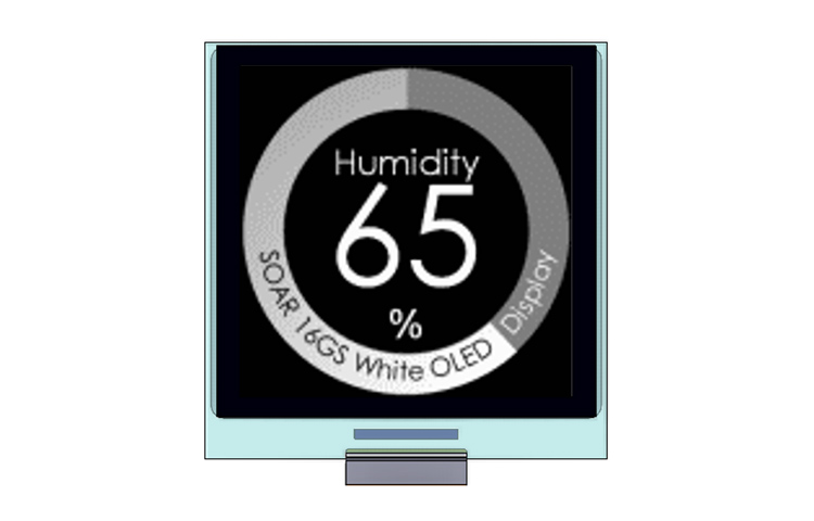 Example of monochrome 16 gray scale
